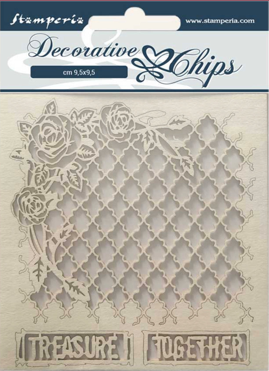 Fichas Decorativas Stamperia - Treasure Together